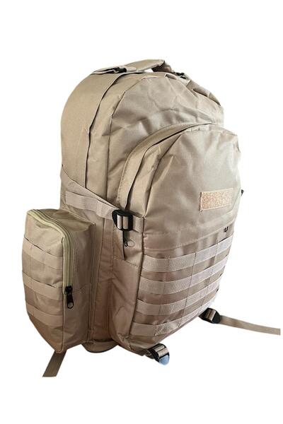 ÇANTA 65 Lt. Military Tactical Mountaineer Camping Trekking Desert Beige Backpack