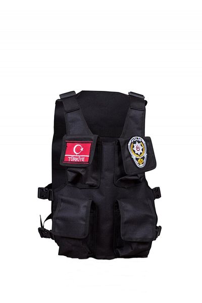 Muraty Black Special Tim and Special Operations Police Child Assault Vest