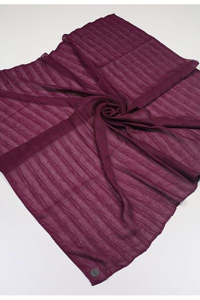 Bonjela Eșarfă plisată de culoare uni - Model-02 - Culoare-04