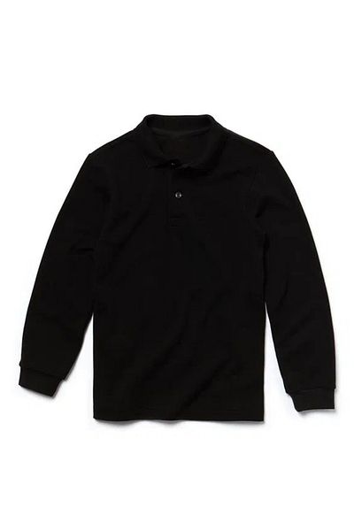 TAMPAP Унисекс ученическа тениска с поло яка Lacoste с дълъг ръкав