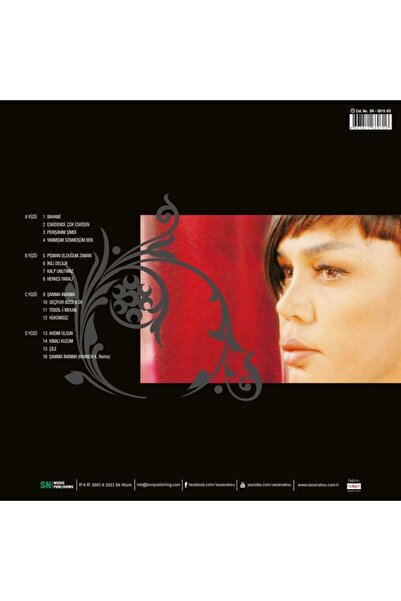 sn müzik Sezen Aksu - Bahane - Plak A - B -c - D Yüz 16 Şarkı