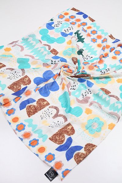 Modakaşmir Patterned Bamboo Scarf - Pattern-01 - Color-16