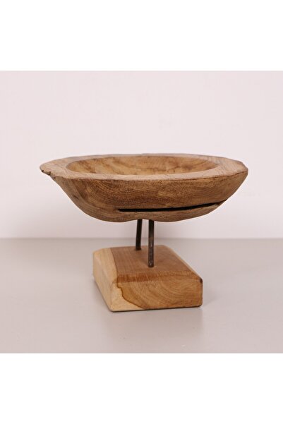 Mylamp Carving - Teak Tree Carving Table Top Decor 30X18 cm