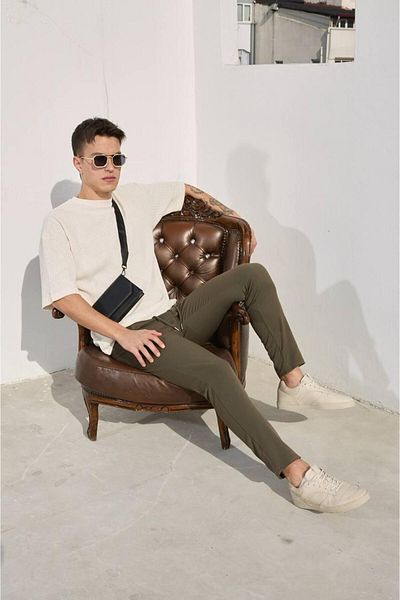 JACK CAPRİO Slim Fit Ανδρικό Παντελόνι Jogger Νέα σεζόν