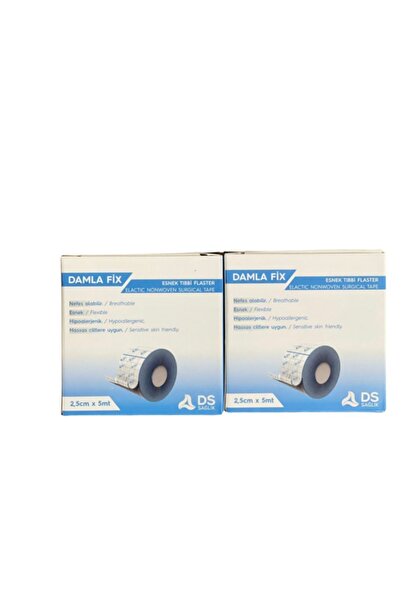 DS Sağlık Esnek Tıbbi Flaster 2,5Cm*5 Metre 2 ADET