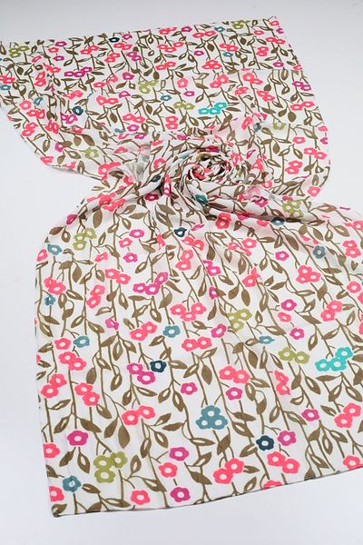 Modakaşmir Fashionable Cashmere Patterned Bamboo Crash Shawl - Pattern-02 - Color-09