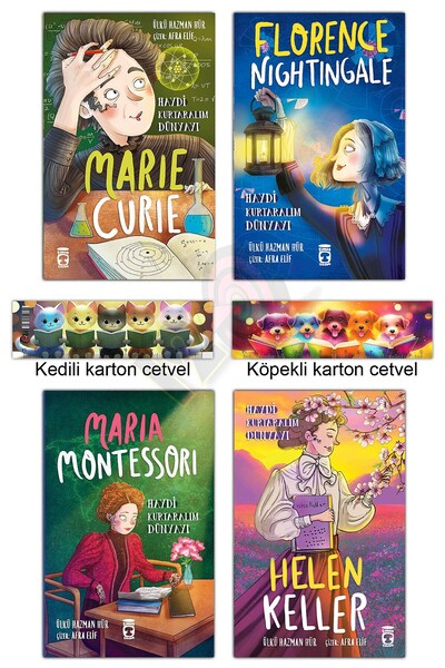 Timaş Çocuk Haydi Kurtaralım Dünyayı Marie Curie Florence Nightingale Maria M...