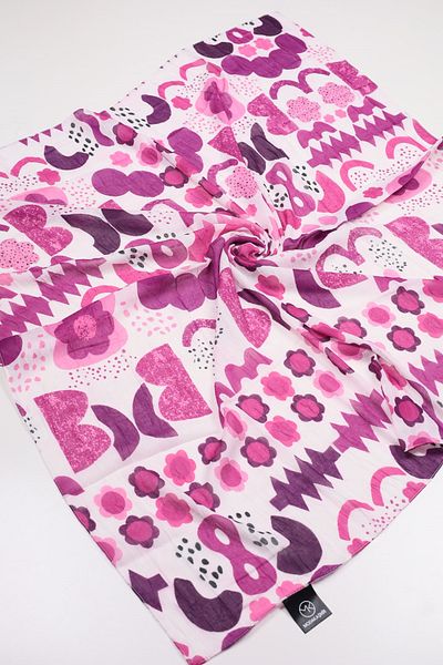 Modakaşmir Patterned Bamboo Scarf - Pattern-01 - Color-13