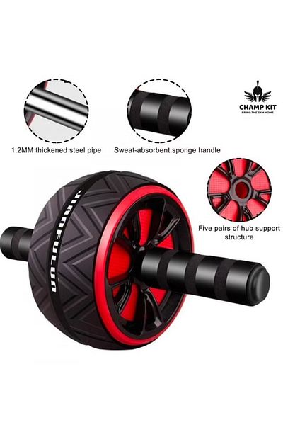 Champ Kit Abdominal exercise wheel with non-slip handles