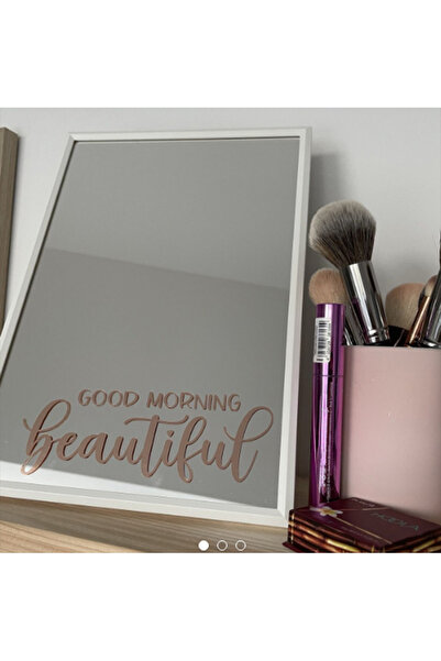 Matris Good Morning Beautiful sticker ev, ayna - Sadece sticker ilanıdır