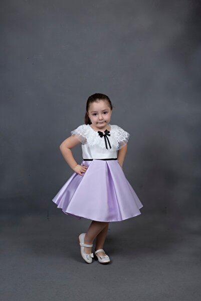 SPARKLYINN THE MOST SPARKLY CLOTHING Παιδικό βραδινό φόρεμα με φιόγκο και κέν...