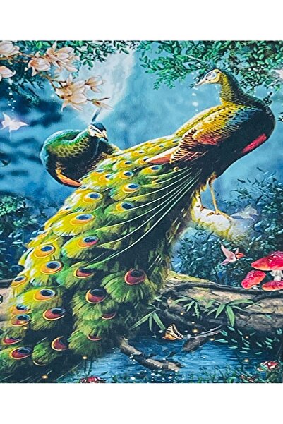 EleganTShoP 5D Yapışan Boncuk Goblen 40 x 50 cm Mozaik Tablo Pano 77107