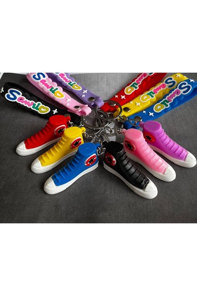 ŞEN AKSESUAR Yellow Casual Shoes Keychain and Bag Accessory