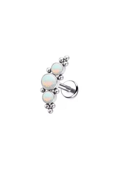 Janset Original Opal Stone F136 Titanium Helix Piercing