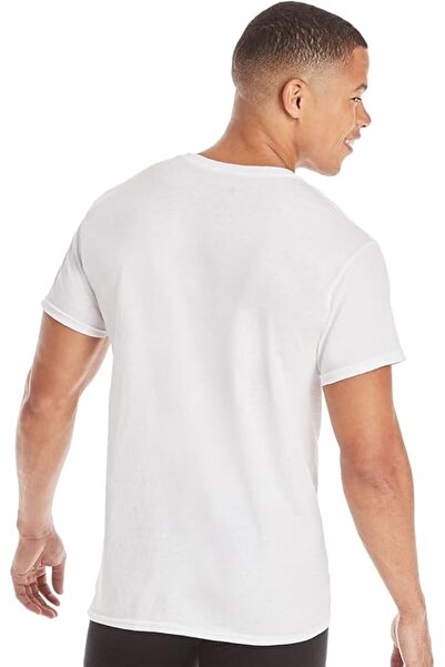 HANES Crewneck T-Shirt Mens Hanes 2135-3Pcs White