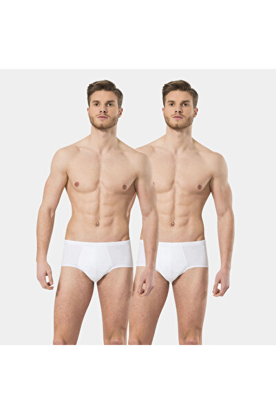 TÜREN Men's Men's Briefs (Pack of 2) 111/White