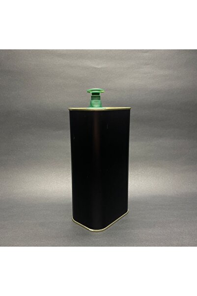 Pause Art Home 1 LT YAĞ TENEKESİ - MAT SİYAH - 1000 CC ZEYTİNYAĞ TENEKESİ - KAPAKLI