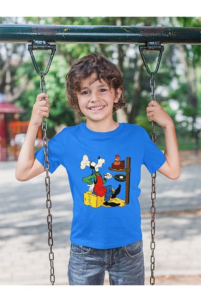 New Shine COPY - Tricou cu mânecă scurtă imprimat cu gâtul turn pentru copii