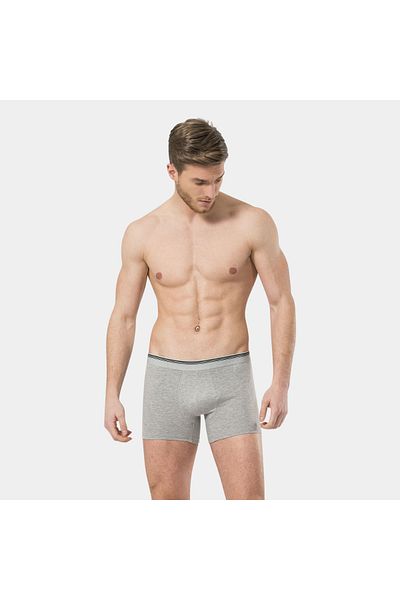 TÜREN Türen Men's Lycra Boxers (Pack of 2) 126/Grey