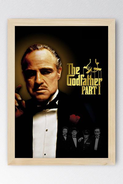 Saturn Pictură înrămată The Godfather - Pictură poster film The Godfather