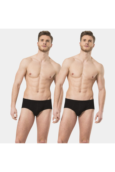 TÜREN Men's Ribana Kom Slip (Pack of 2) 155/Black