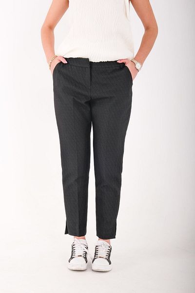 Blues Outlet Women's Self-Patterned Pants-Black