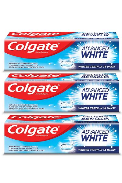 Colgate Toothpaste Advanced White Fluoride 100 ml X 3