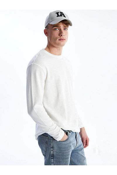 LC Waikiki Ανδρικό μακρυμάνικο μπλουζάκι Crew Neck New Season - S41211Z8