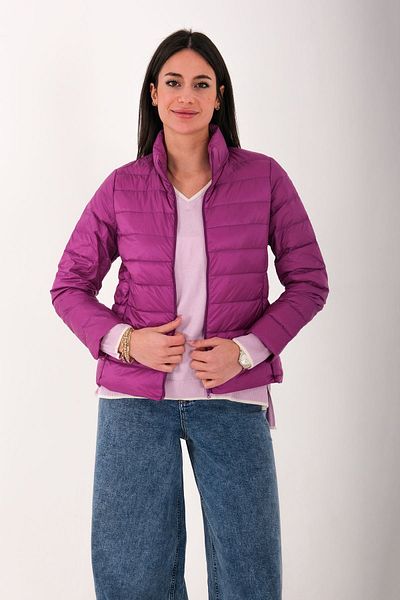Blues Outlet Women's Bird Feather Coat-Purple