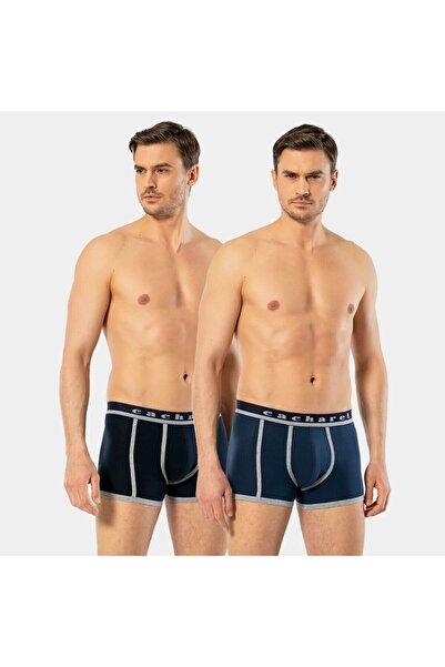 Cacharel Ανδρικό σετ μπόξερ 2 τεμαχίων 1322/Μπλε ναυτικό-Indigo