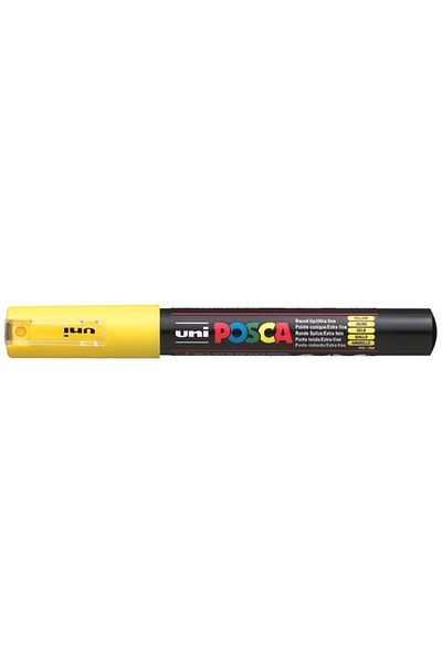 Uni Posca Uniball Posca 0.7 mm Yellow Marker Pen