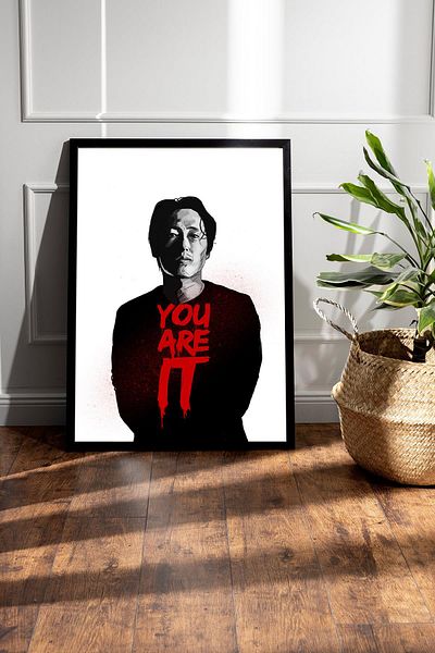 Saturn The Walking Dead Glenn Πίνακας με κορνίζα - Πίνακας αφίσας της τηλεοπτικής σειράς