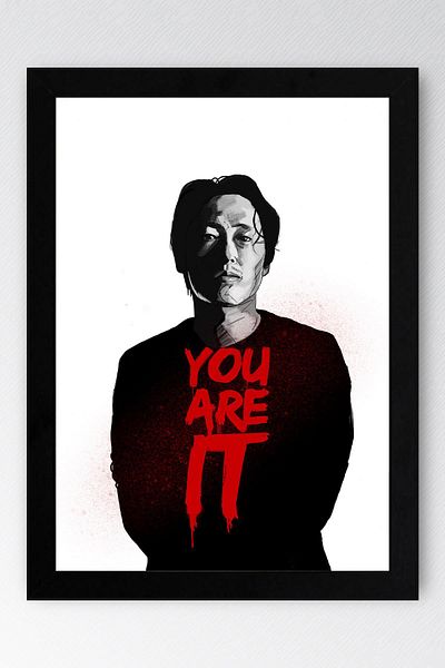 Saturn The Walking Dead Glenn Πίνακας με κορνίζα - Πίνακας αφίσας της τηλεοπτικής σειράς