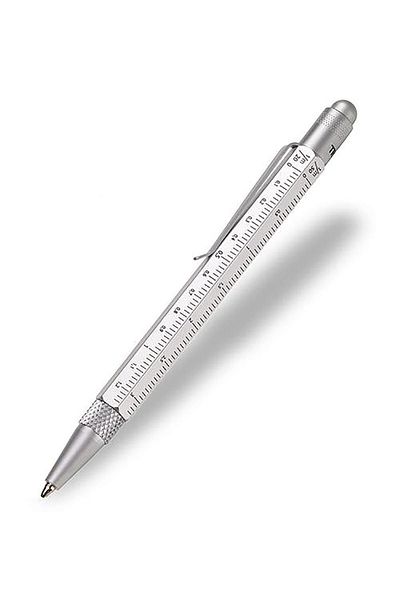 Troika Construction Mini Ballpoint Pen Pipe22 Silver