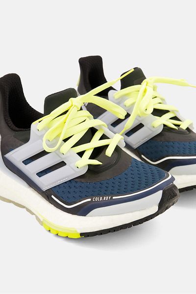 adidas Women Ultra Boost 21 Lace Up Running Shoes, Turquoise