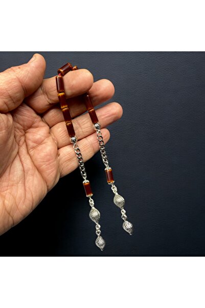 Kt KAPLAMA PÜSKÜLLÜ ÇUBUK SIKMA KEHRİBAR ZAZA TESBİH