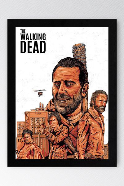 Saturn The Walking Dead Πίνακας με κορνίζα - Πίνακας αφίσας της τηλεοπτικής σειράς