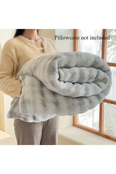 baladı home ev tekstil home collection Turquoise Puff Double Blanket Buble (1 Piece) Quality Product