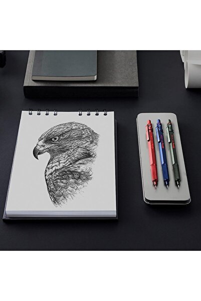 Rotring 600 KIRMIZI 0.7mm VERSATİL KALEM