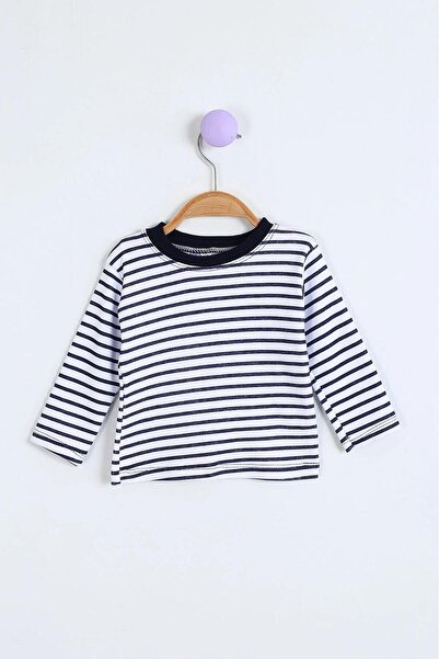 DIDuStore 6-18 Months Unisex Baby Denim Slopet with Teddy Bear and Stripes