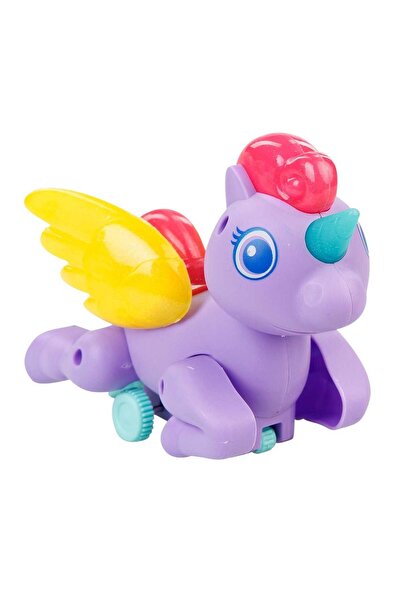 Oyunsal Sevimli Pony At Ipli Çekmeli Pilli Işıklı Unicorn Çekbırak Unicorn Po...