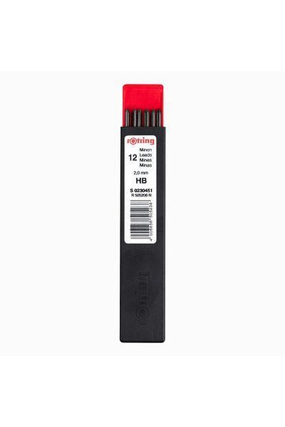 Rotring Pencil Lead 2.0 mm (Hb)