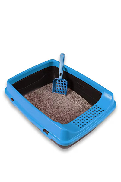 mywarehouse ELEKLİ AÇIK KEDİ TUVALETİ **KÜREK hediyeli