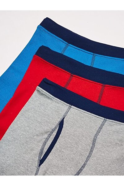 HANES بوكسر للأولاد Hns B755A3 - 3 قطع متعدد الألوان