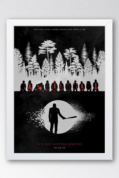 Saturn The Walking Dead Pictură înrămată - Poster de televiziune