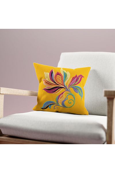 Filamente Față dublă - Aspect model de broderie - Husă de pernă cu imprimare digitală