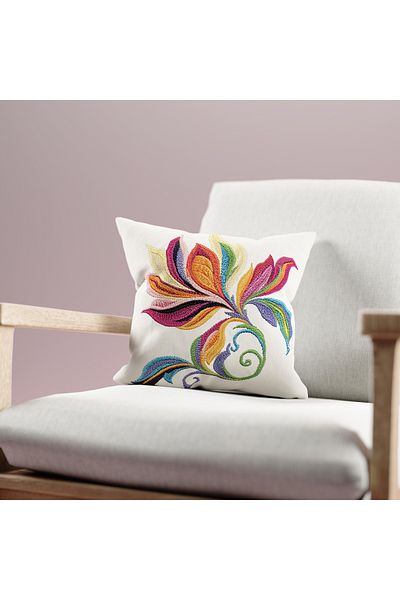 Filamente Față dublă - Aspect model de broderie - Husă de pernă cu imprimare digitală