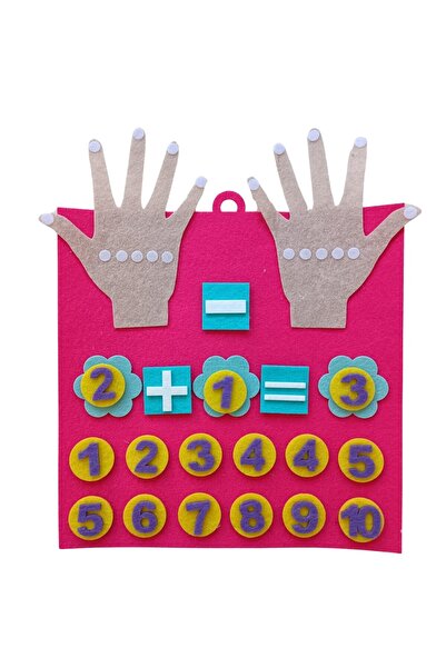 Genel Markalar Nguzelkecetasarim Keçe Eğlenceli Erken Matematik Eğitici Parma...