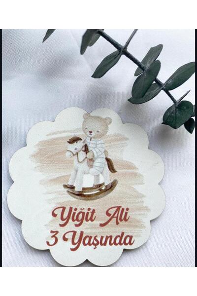 Magnet Ahşap Magnet Doğum Günü Hediyeliği (25 Adet)