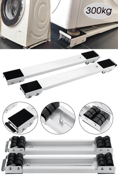 CNGZSHOP Universal Ayarlanabilir Eşya Kaydırma Aparatı 2 Parça